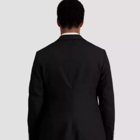 Haggar H26 Men's Flex Series Slim Fit Premium Stretch Blazer Black - MSRP $89.99 - Picture 2 of 7